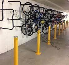 Ned kelly shop bike rack