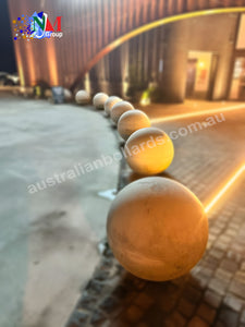 Spherical Streetscape Bollards - Cast Iron