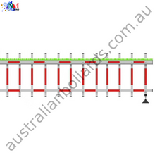 Load image into Gallery viewer, Solar Powered Boom Barrier Gate - Automatic