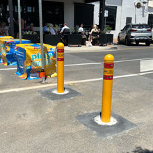 Load image into Gallery viewer, WORKZONE PROTECTION- ENERGY ABSORBING BOLLARDS - bollards, fixed bollards, sub-surface mounted bollards - Australian Bollards