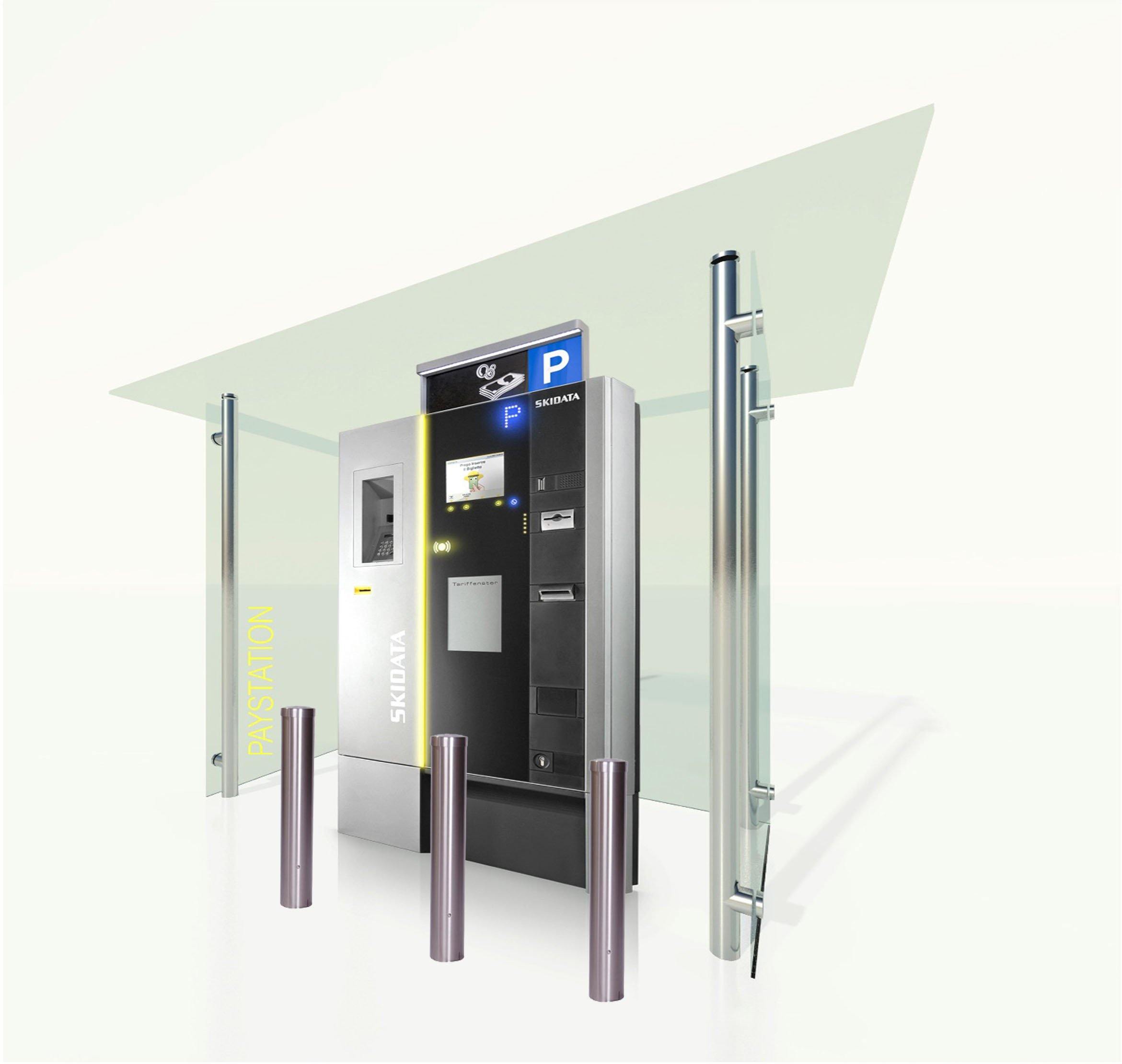 APM Shelter Skidata Paystation Australian Bollards Bollard