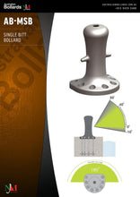 Load image into Gallery viewer, Mooring Bollards - Single Bitt Bollard - mooring bollards - Australian Bollards
