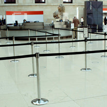Load image into Gallery viewer, Tensile Retractable Belt Barrier - Belt Stanchions - COVID-19 Range, crowd control stanchions, tensile retractable belt barrier - Australian Bollards