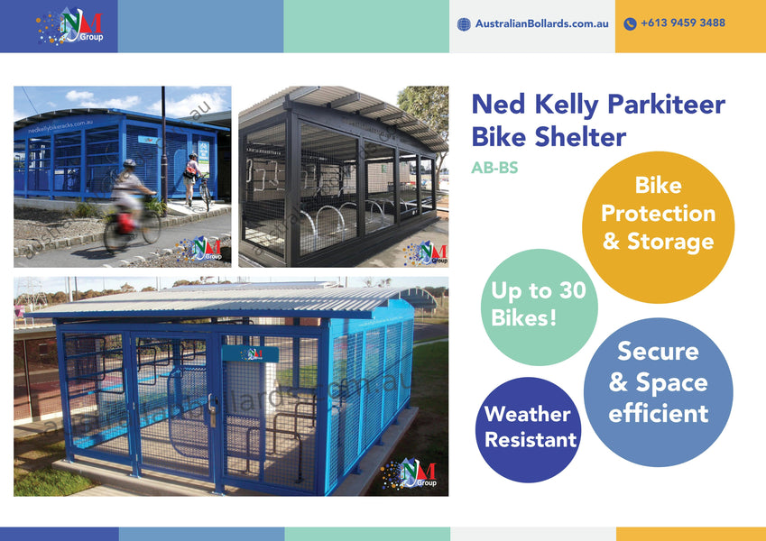 Securing your bike with Ned Kelly Parkiteer Range