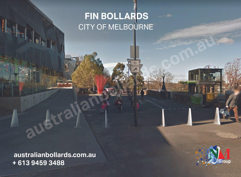Fin Bollards - Protecting the community
