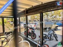 Load image into Gallery viewer, Ned Kelly PeaPod Parkiteer Bike Shelter
