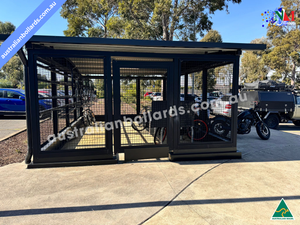 Ned Kelly PeaPod Parkiteer Bike Shelter