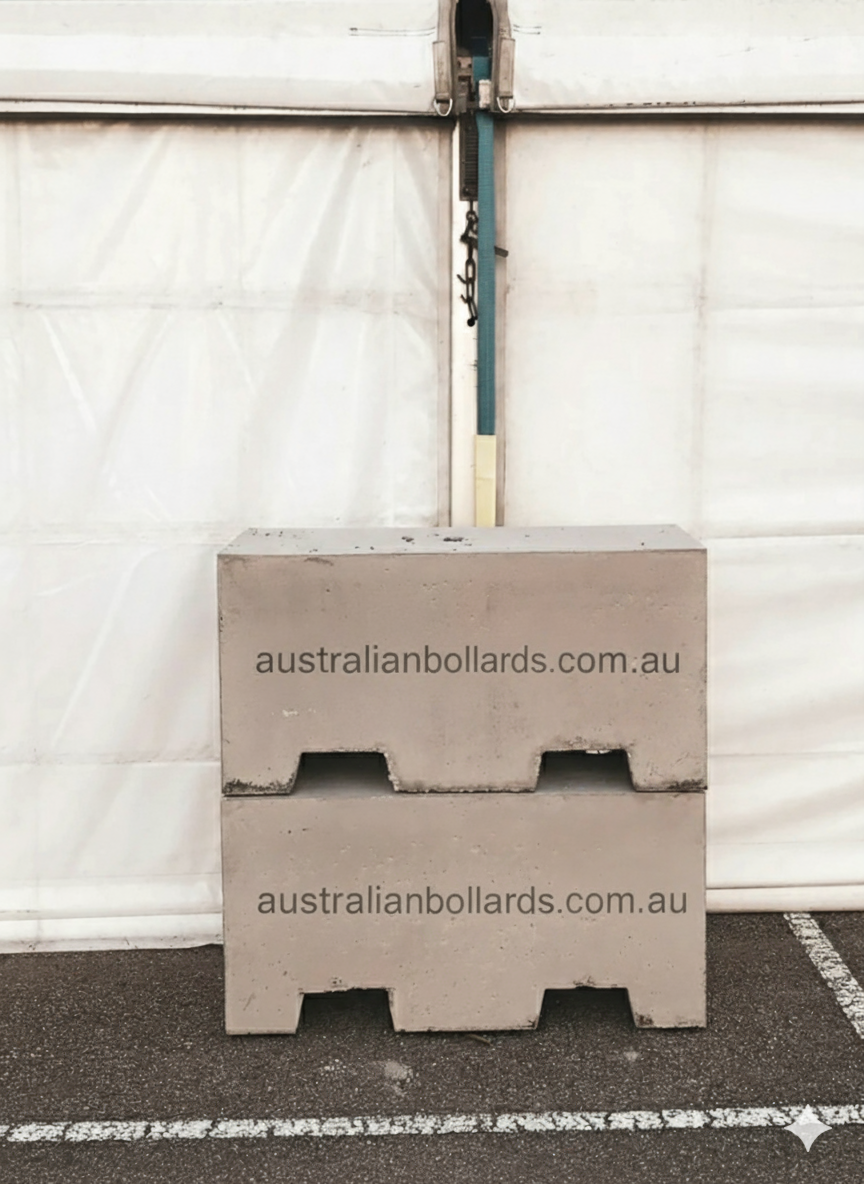 Concrete Block Barrier