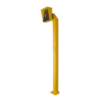 Load image into Gallery viewer, Access Control System - Single Height Truck Post Double Bend Head - Access Control, base plated bollards, forklift pedestrian warehouse safety, gooseneck card readers, surface mount bollards, Warehouse products - Australian Bollards  
