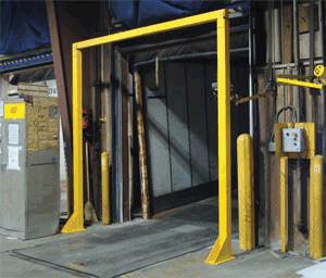 Asset Protection - Overhead Entrance Way Warning Barriers - barriers, forklift pedestrian warehouse safety, property & asset protection, Warehouse products - Australian Bollards  