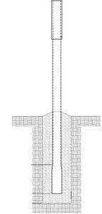 Cable Route Marker Post - bollards, fixed bollards, service route protection post - Australian Bollards  