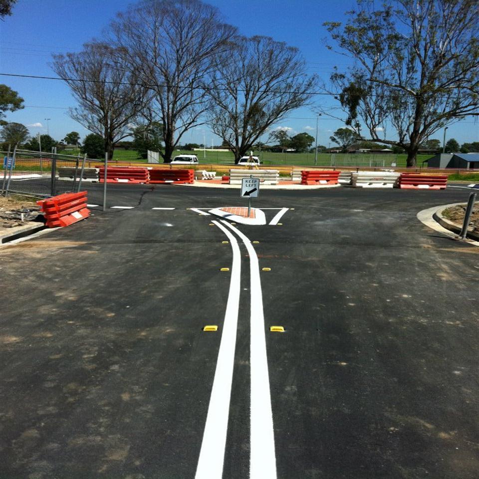 Civil Construction & Road Line Marking - line marking for car parks - Australian Bollards  