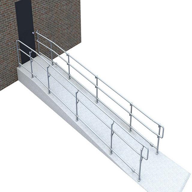 Disabled & Wheel Chair Users Ramp Handrails - Australian Bollards ...