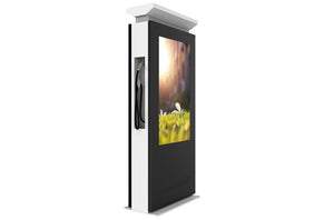 EV-55D-Electric Vehicle Charging Station - Double Sided Screen - electric vehicle charging station - Australian Bollards  