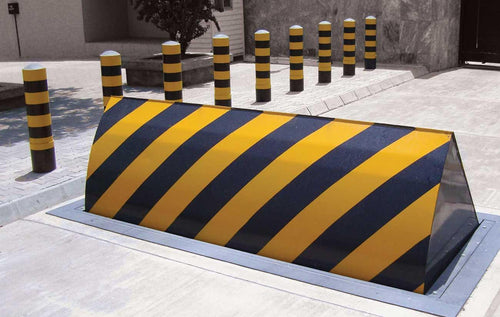 Hydraulic Ramp Barrier - barriers, hydraulic ramp barrier, VBIED bollards, VBT bollards - Australian Bollards  