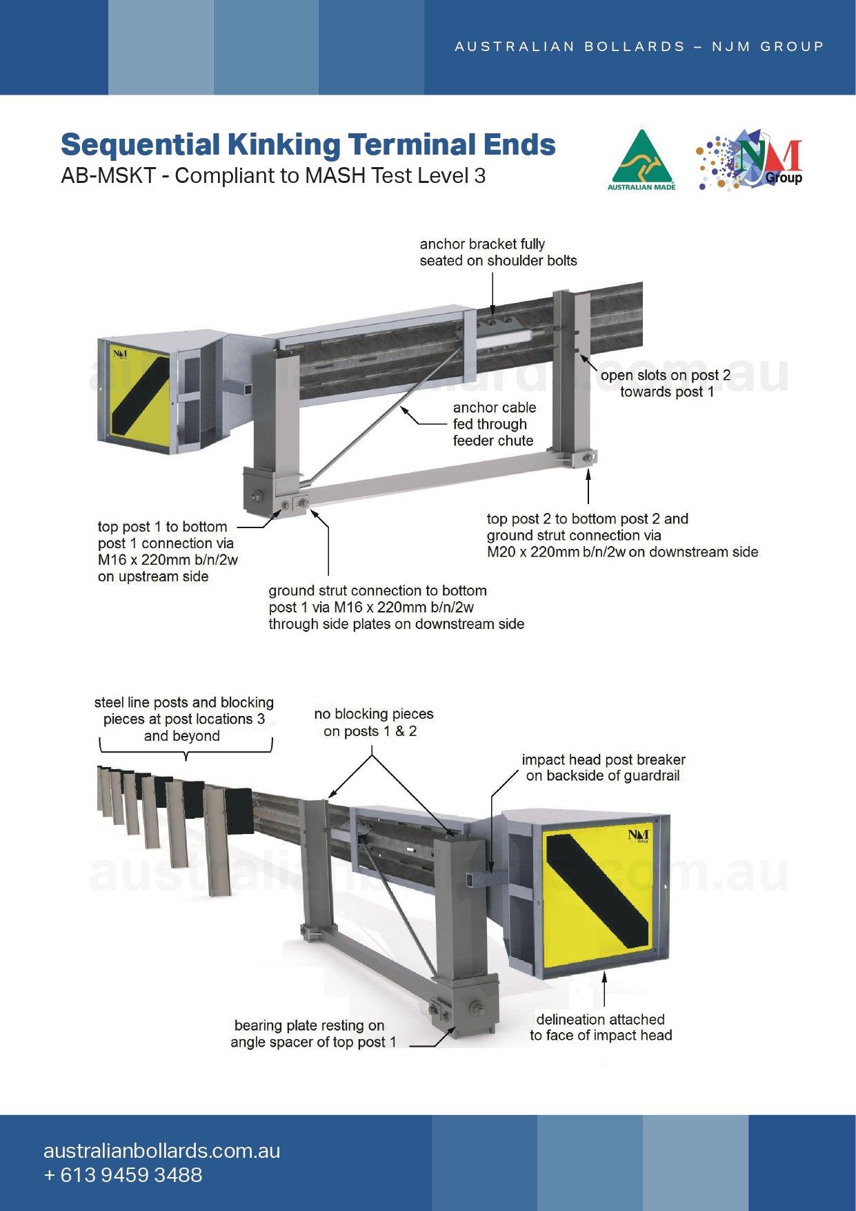 Sequential Kinking Terminal Ends - Australian Bollards - Australian  Bollards - Bollard Supplier and Installer