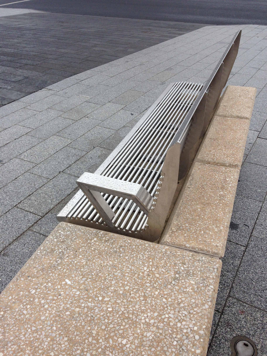 Stainless Steel - Bench - custom made, street furniture - Australian Bollards  