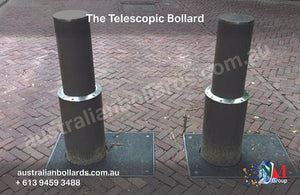Telescopic Bollard - 2 Stage - telescopic bollards - Australian Bollards  