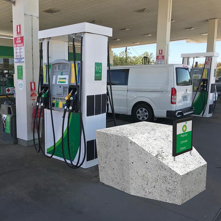 Total Asset Protection - colossus bollards, Fuel Station, Petrol Station, property & asset protection - Australian Bollards  