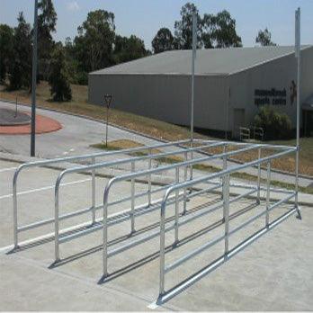 Two Sided Trolley Corral - airport corrals - Australian Bollards  