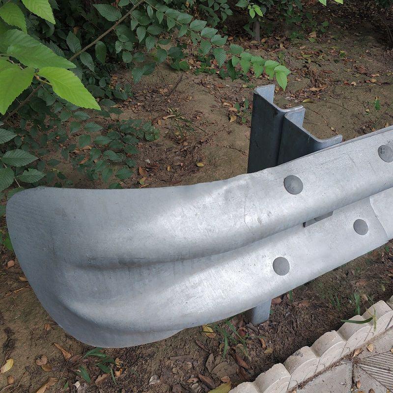 Amco Railing W-Beam Railing - Fishtail End - Australian Bollards - Bollard Supplier ...