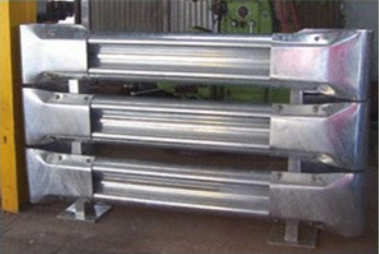 Amco Railing W-Beam Railing - Triple Height - Australian Bollards - Bollard Supplier ...